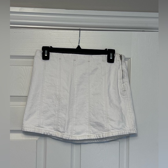 Zara White Denim Jacket and Skirt Set - Picture 4 of 4